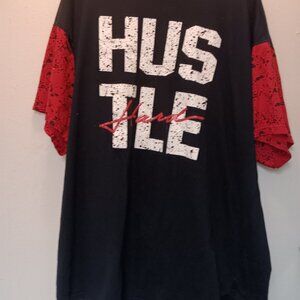 MEN 4X PLUS BIG T-SHIRT RED/BLACK